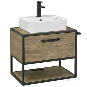 Изображение товара Тумба под раковину Акватон Лофт 65 Фабрик, 1A242301LTDY0, дуб кантри