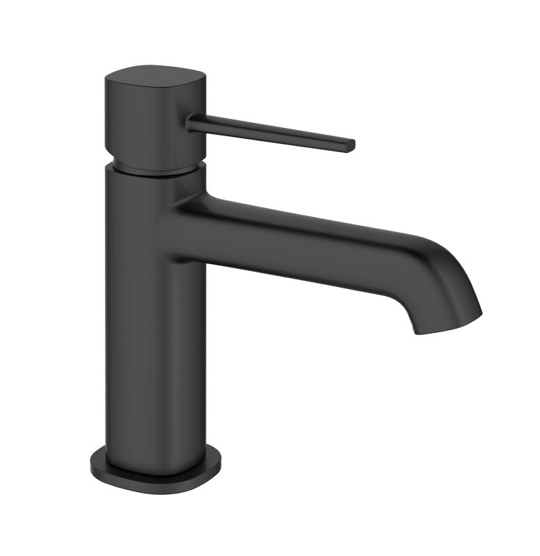 Изображение товара Смеситель Orange Karl M05-021b для раковины черный матовый однорычажный