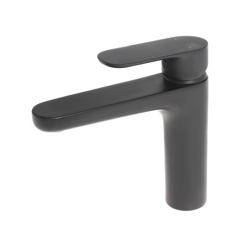Изображение товара Современный черный матовый однорычажный смеситель для раковины Agger Gorgeous A0202144