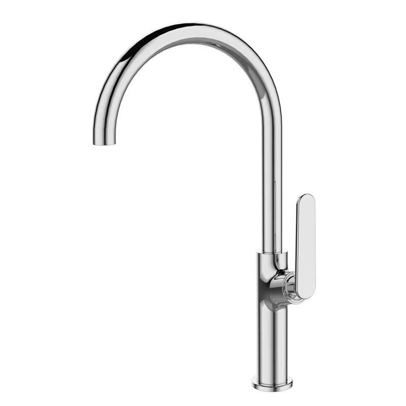 Изображение товара Смеситель Agger Beauty A2600100 для кухни, хром, однорычажный, с поворотным изливом