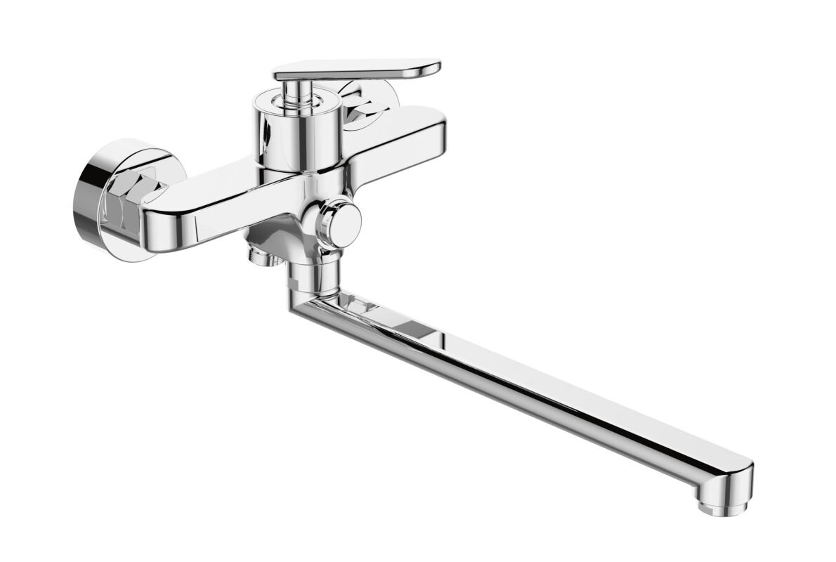 Изображение товара Смеситель Agger Beauty A2621100 для ванны и душа хром универсальный