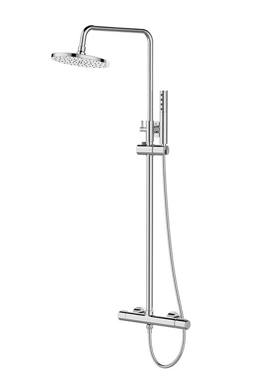 Изображение товара Душевая система Agger Slim A2291200 хром с верхним и ручным душем