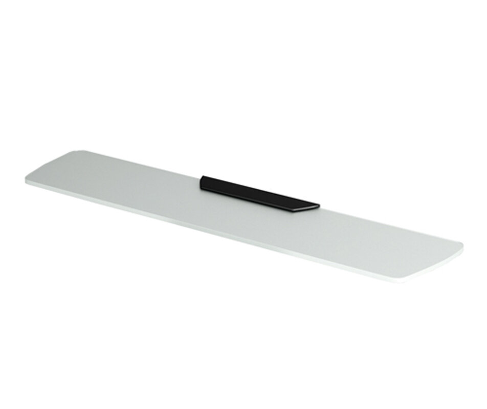 Изображение товара Настенная стеклянная полка WasserKRAFT Glan K-5124 черн. глянец