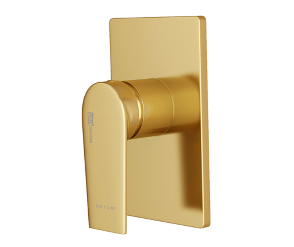 Изображение товара WasserKRAFT 5551: скрытый душевой смеситель, матовое золото