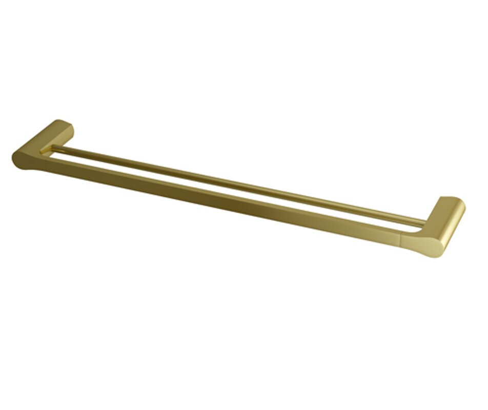Изображение товара Полотенцедержатель WasserKRAFT Aisch двойной 64 см матовое золото