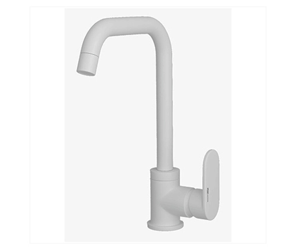 Изображение товара Смеситель WasserKRAFT 8507 белый Soft-touch для кухонной мойки