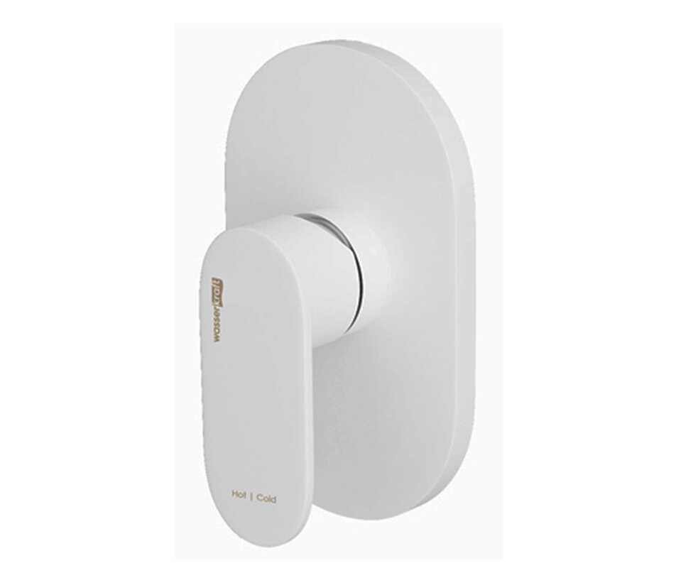 Изображение товара Смеситель скрытого монтажа WasserKRAFT для душа 8551 белый Soft-touch