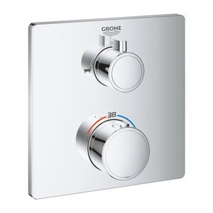 Изображение товара Смеситель для ванны и душа Grohe Grohtherm, 24080000, термостатический, хром