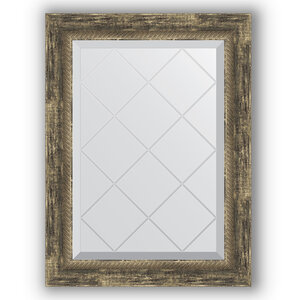 Изображение товара Зеркало с гравировкой в багетной раме Evoform Exclusive-G BY 4006 53x71 см коричневое