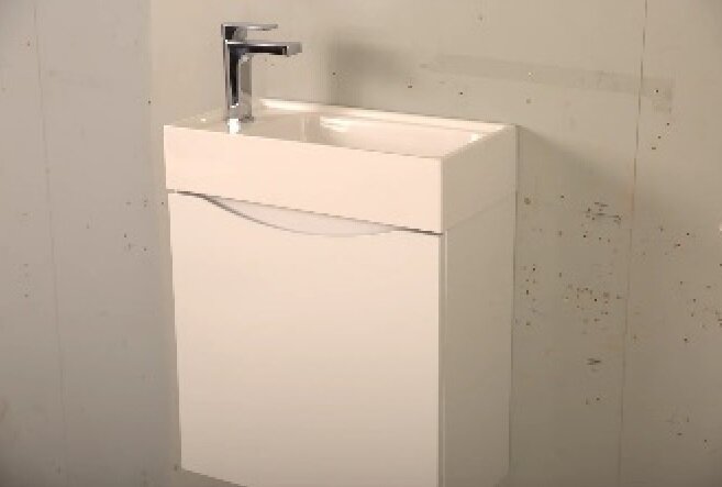 Изображение товара Тумба под раковину Art&Max Liberty-400-1D-SO-BL 40х22х55 см белый Италия