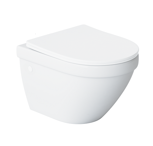 Изображение товара Подвесной унитаз Laguraty 9317-1 безободковый, белый, 36x49x32 см