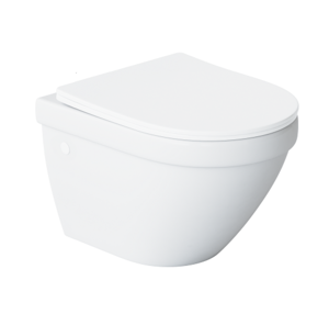 Изображение товара Подвесной унитаз Laguraty 9317-1 безободковый, белый, 36x49x32 см