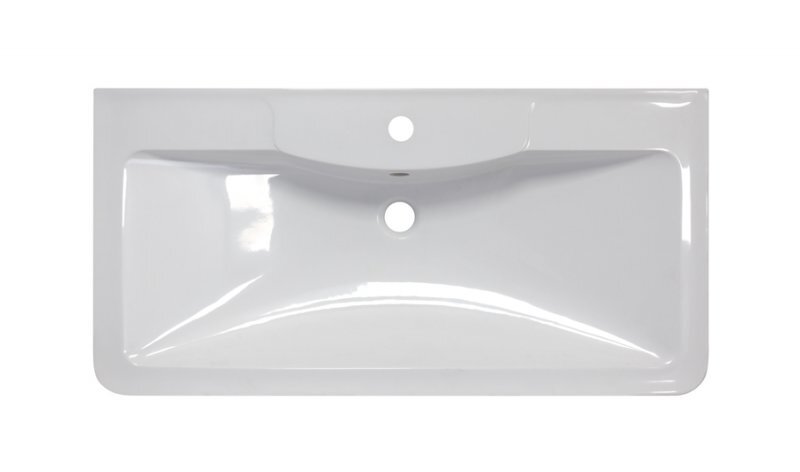 Изображение товара Раковина из искусственного мрамора BelBagno BB900/455-LV-MR-ALR, 90 x 45.5 x 14.5 см