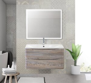 Изображение товара Тумба под раковину BelBagno ACQUA-1000-2C-SO-PS 100 см, подвесная, искусственный камень, Pino Scania