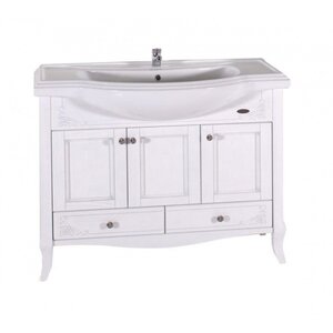 Изображение товара Тумба под раковину ASB-Woodline Салерно 105 см напольная белая