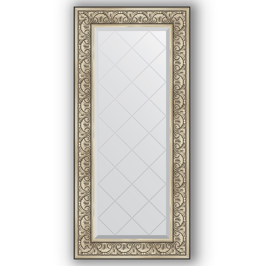 Изображение товара Зеркало с гравировкой в багетной раме Evoform Exclusive-G BY 4080 60x130 см