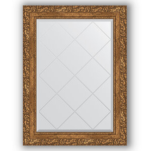Изображение товара Зеркало с гравировкой в багетной раме Evoform Exclusive-G BY 4099 65x87 см бронза