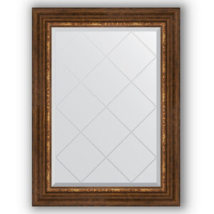 Изображение товара Зеркало с гравировкой в багетной раме Evoform Exclusive-G BY 4105 66x89 см бронза
