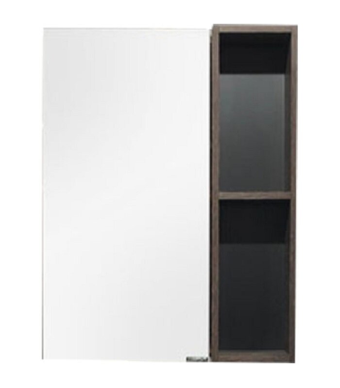 Изображение товара Зеркальный шкаф Comfortу Франкфурт 60 см правый дуб шоколадно-коричневый