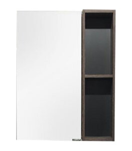 Изображение товара Зеркальный шкаф Comfortу Франкфурт 60 см правый дуб шоколадно-коричневый