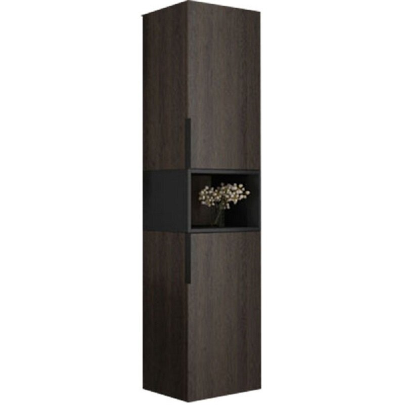 Изображение товара Шкаф-пенал Comforty Франкфурт 40 см дуб шоколадно-коричневый