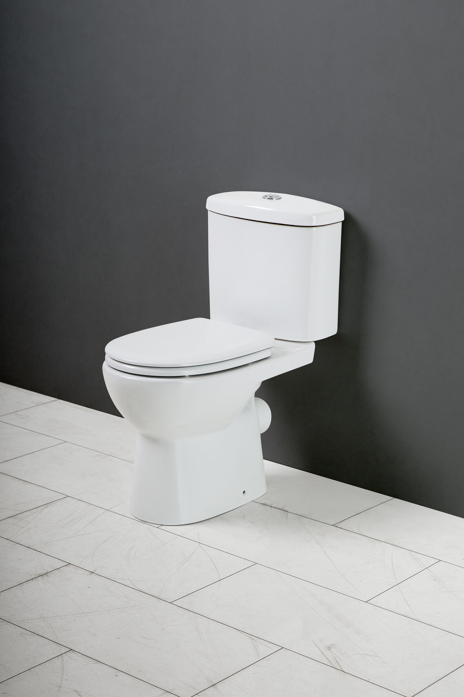 Изображение товара Напольный унитаз AcquaSi Vico безободковый с сиденьем микролифт белый