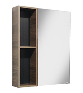 Изображение товара Зеркальный шкаф Comfortу Штутгарт, 60 см, дуб тёмно-коричневый, 00004151036 (00004151036CF)