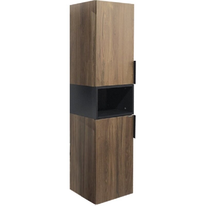 Изображение товара Шкаф-пенал Comforty Штутгарт 40 см влагостойкое ЛДСП коричневый