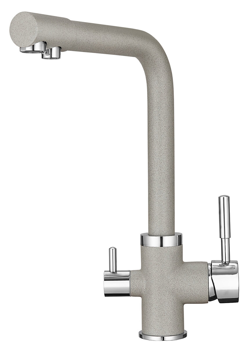 Изображение товара Смеситель для кухонной мойки Granula GR-2015 2015bt с подключением к фильтру бежевый