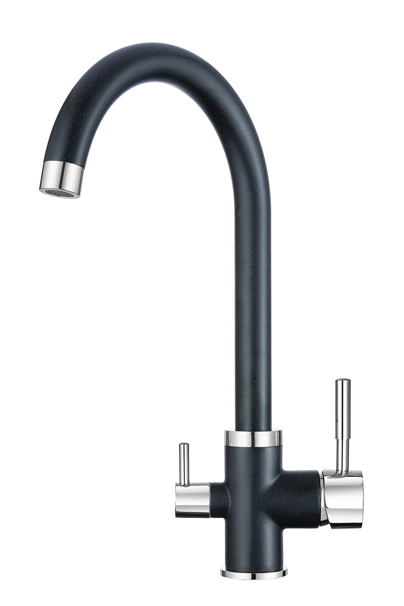 Изображение товара Смеситель для кухонной мойки Granula GR-2168 2168sv с подключением к фильтру