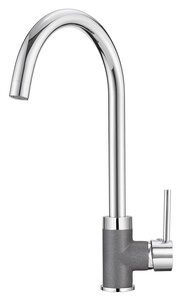 Изображение товара Смеситель для кухонной мойки Granula GR-3125, 3125, Xром/Графит