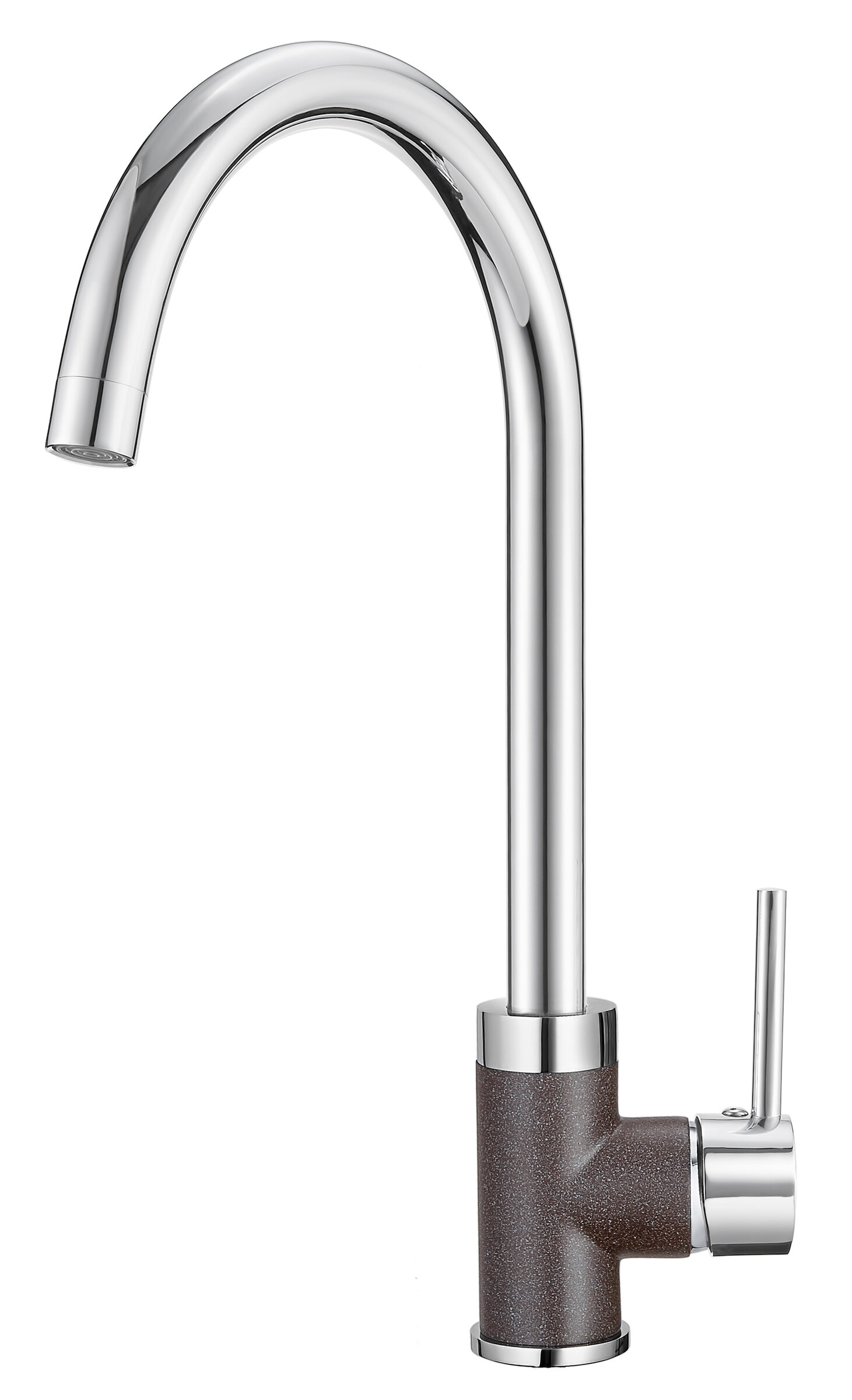 Изображение товара Смеситель для кухонной мойки Granula GR-3125 хром высокий с поворотом