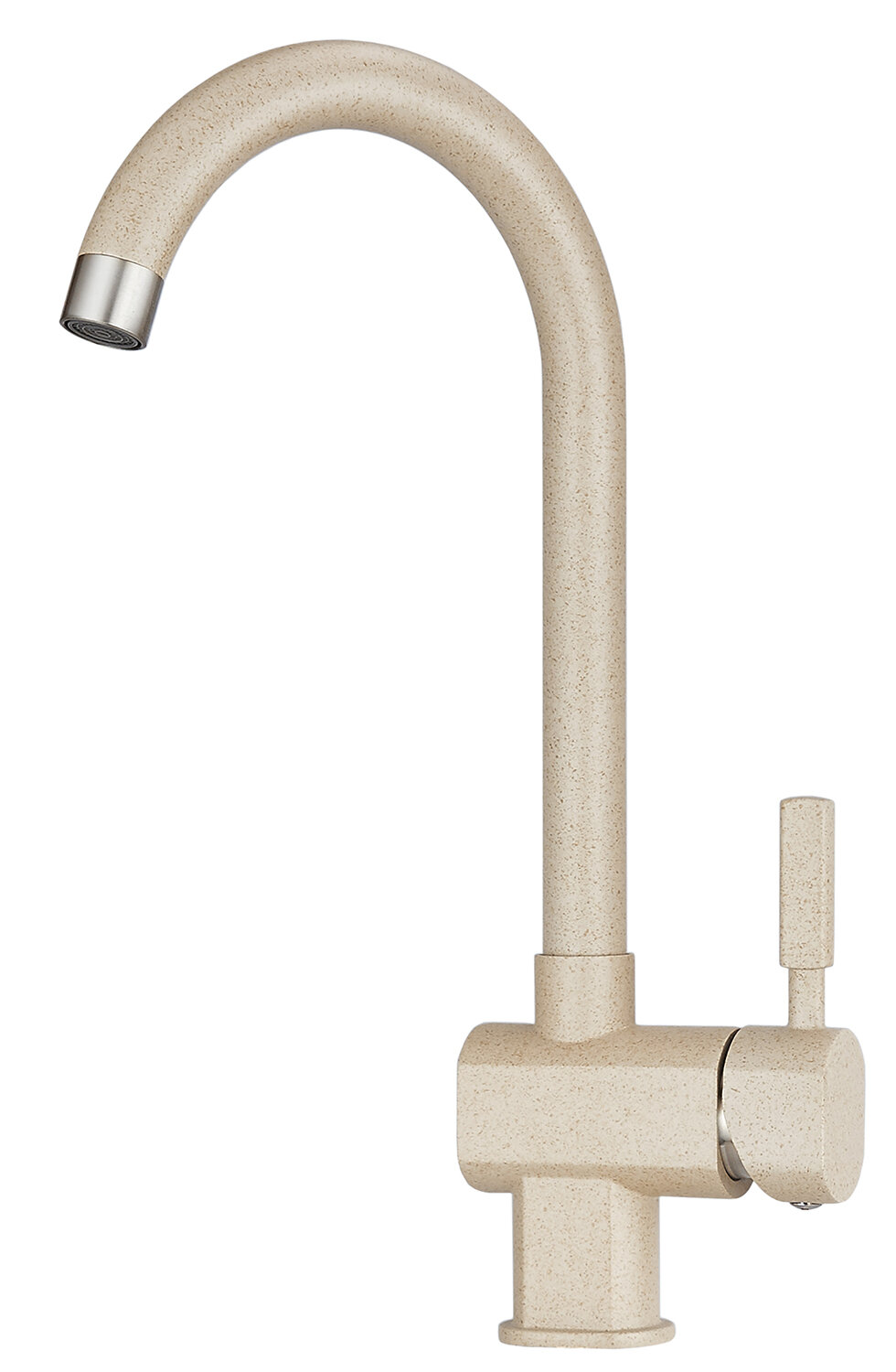 Изображение товара Смеситель для кухонной мойки Granula ST-31 бежевый с высоким поворотным изливом