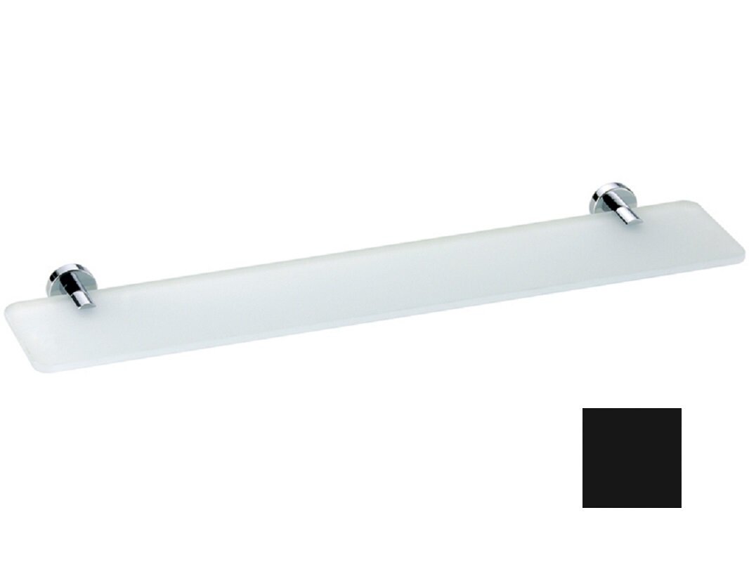 Изображение товара Полка стеклянная Bagno&Associati SR Ambiente Elite AE114 черный матовый 60 см