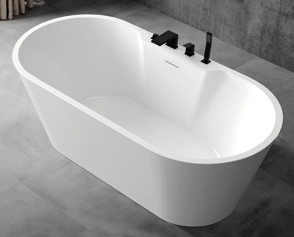 Изображение товара Акриловая ванна Abber AB9299-1.7 белая 170 х 80 x 60 см отдельностоящая Изображение товара Акриловая ванна Abber AB9299-1.7 белая 170 х 80 x 60 см отдельностоящая