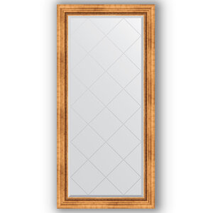 Изображение товара Зеркало с гравировкой в багетной раме Evoform Exclusive-G BY 4275 76 x 158 см римское золото