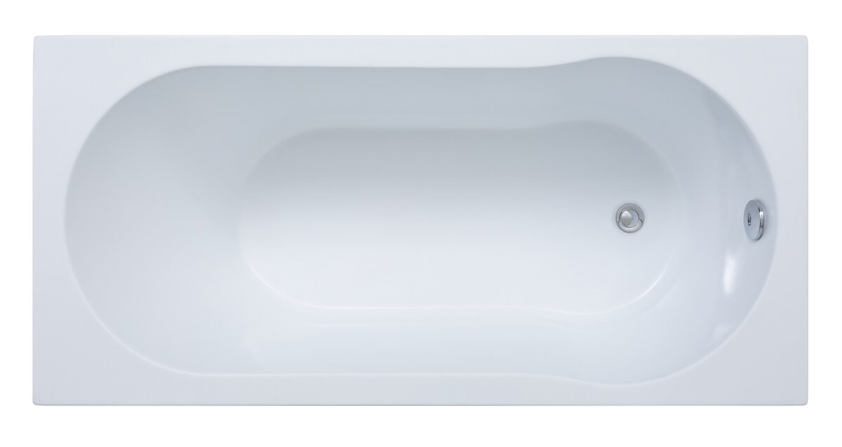 Изображение товара Акриловая ванна Aquanet Light 170x70 см встраиваемая белая с каркасом