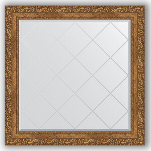 Изображение товара Зеркало с гравировкой и багетной рамой Evoform Exclusive-G BY 4314 85x85 см бронзовое