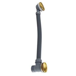 Изображение товара Слив-перелив для ванны Wasserkraft Aisch 5500 A203 клик-клак PVD матовое золото