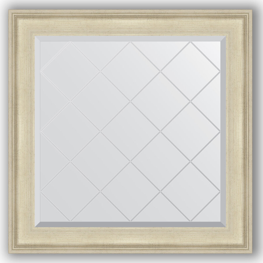 Изображение товара Зеркало с гравировкой в багетной раме Evoform Exclusive-G BY 4327 88x88 см