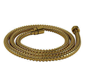 Изображение товара Шланг для душа WasserKRAFT A197, 150 см, PVD-покрытие глянцевое золото