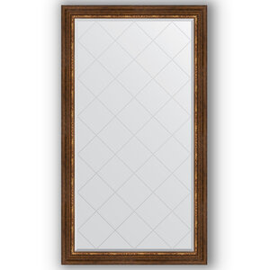 Изображение товара Зеркало с гравировкой в багетной раме Evoform Exclusive-G BY 96x171 см ретро стиль