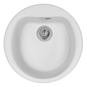 Изображение товара Кухонная мойка Granula GR-5101 5101wh арктик круглая стильная и вместительная