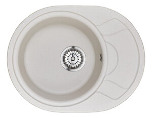 Изображение товара Кухонная мойка Granula GR-5802 5802wh Арктик на накладной установке