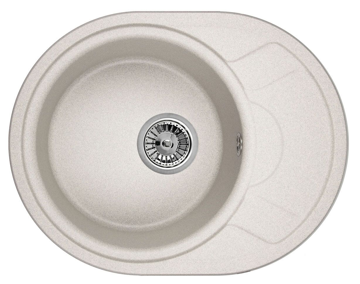 Изображение товара Кухонная мойка Granula GR-5802 5802bt базальт овальная с крылом Россия