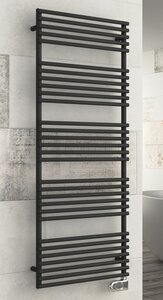 Изображение товара Полотенцесушитель электрический Cordivari Gloria 22 580/1150, 3581660050037, черный матовый (T01), термостат хром