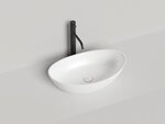 Раковина накладная Salini Noemi 1101103G, 56 х 34 х 15 см, из материала S-Sense, глянцевая белая - фото 1