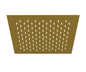 Изображение товара Верхний душ WasserKRAFT A198 с PVD-покрытием в матовом золоте