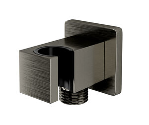 Изображение товара Подключение шланга WasserKRAFT A186 с держателем для лейки оружейная сталь