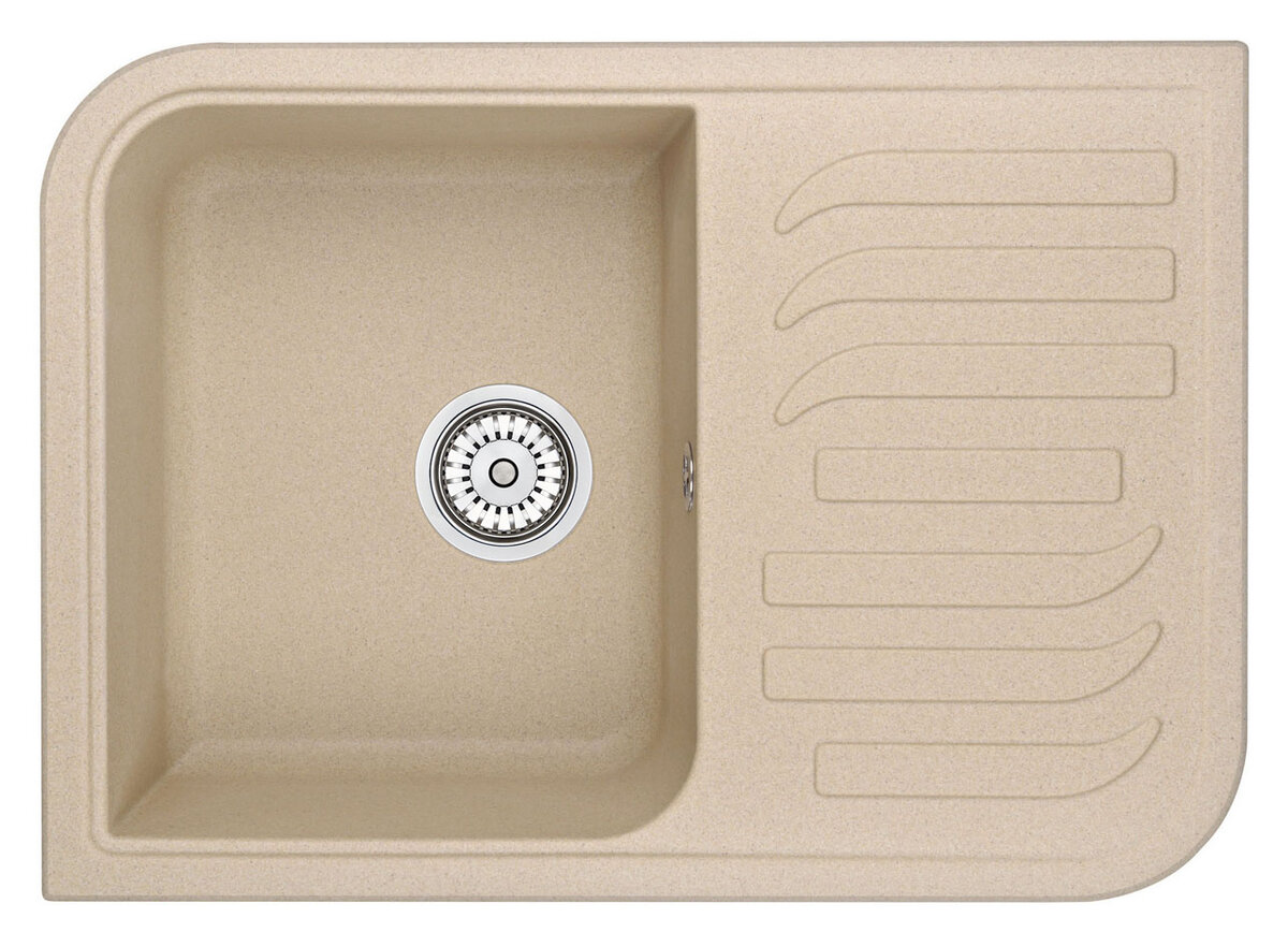 Изображение товара Кухонная мойка Granula GR-7001 7001sa из нержавеющей стали, бежевый